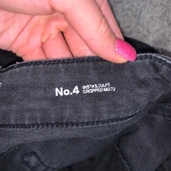 Anthropologie JA x DL1961 instasculpt black moto jeans - Picture 10 of 12